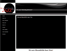 Tablet Screenshot of moonlightjazztrio.com
